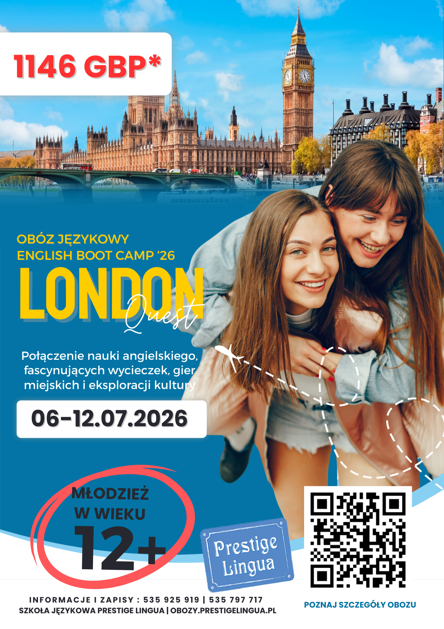Londyn Oferta Obozy Prestige Lingua