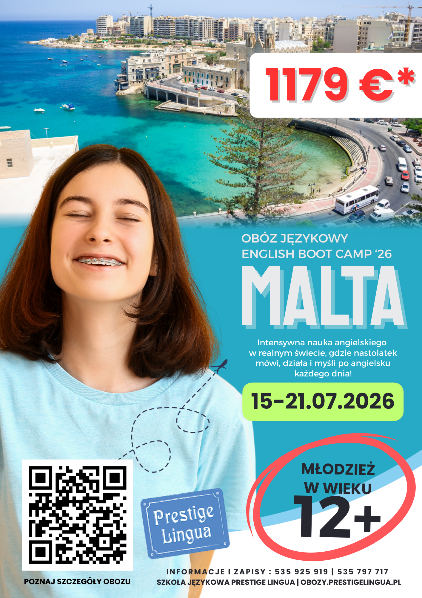 Malta Oferta Obozy Prestige Lingua